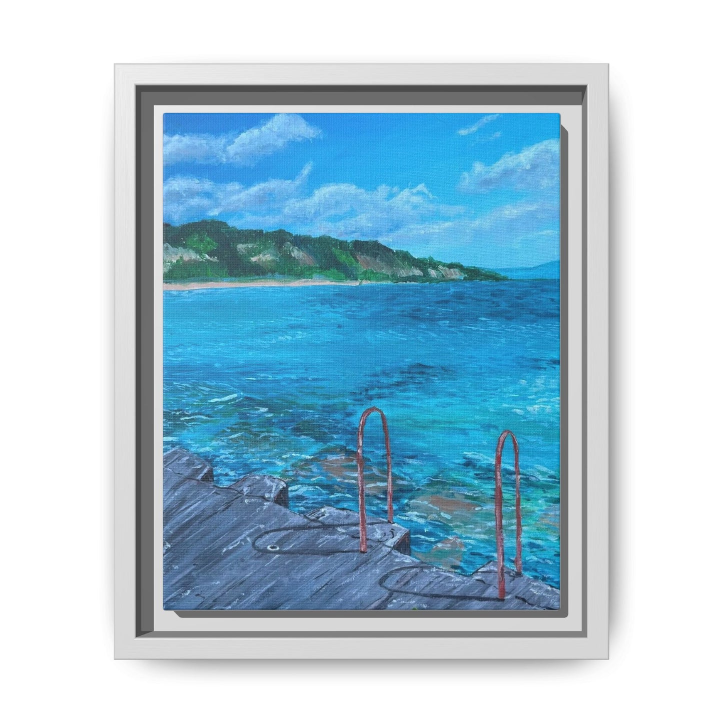 Matte Canvas, Framed (Multi-color)
