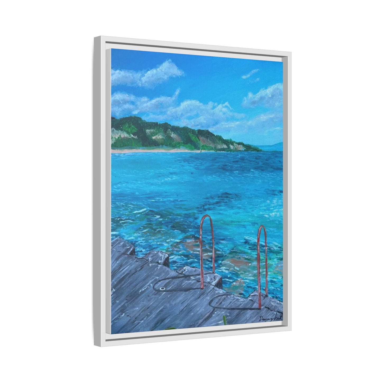 Matte Canvas, Framed (Multi-color)