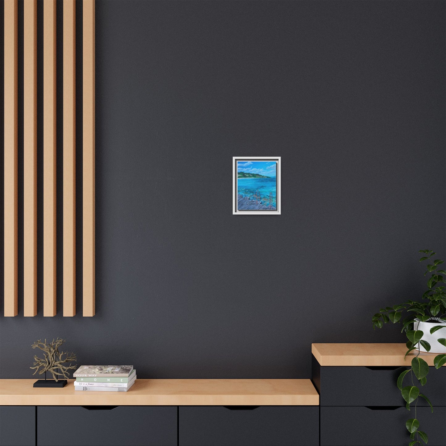 Matte Canvas, Framed (Multi-color)