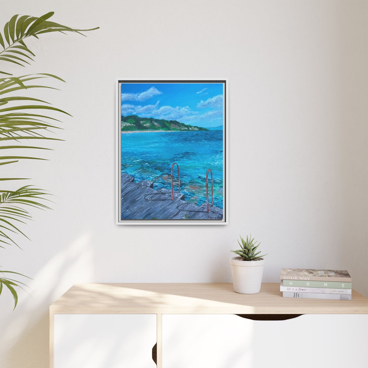 Matte Canvas, Framed (Multi-color)
