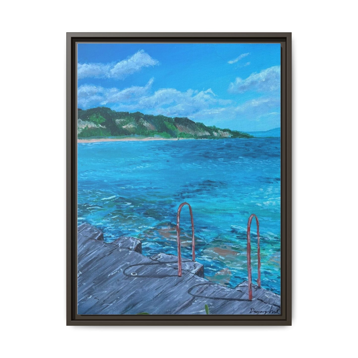 Matte Canvas, Framed (Multi-color)