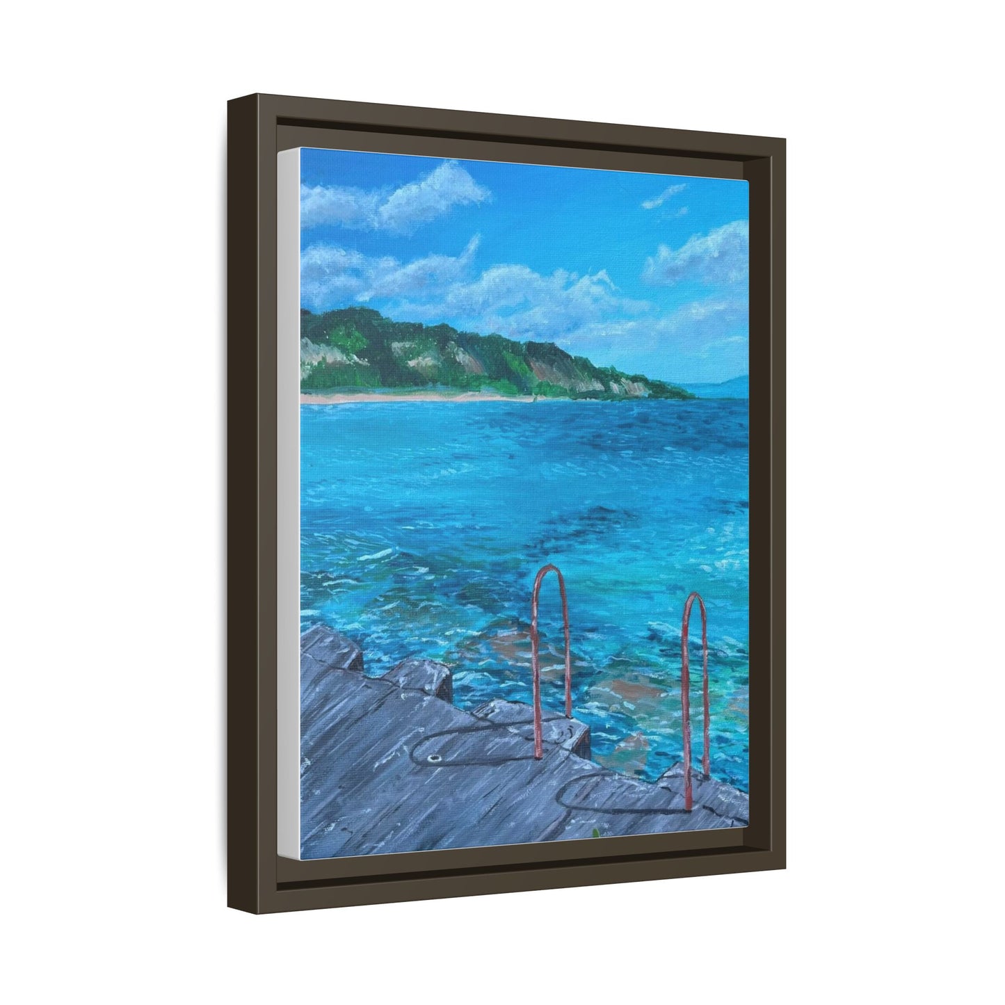 Matte Canvas, Framed (Multi-color)