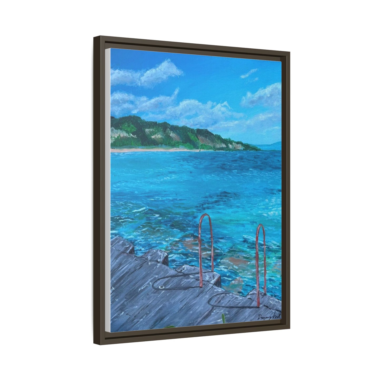 Matte Canvas, Framed (Multi-color)