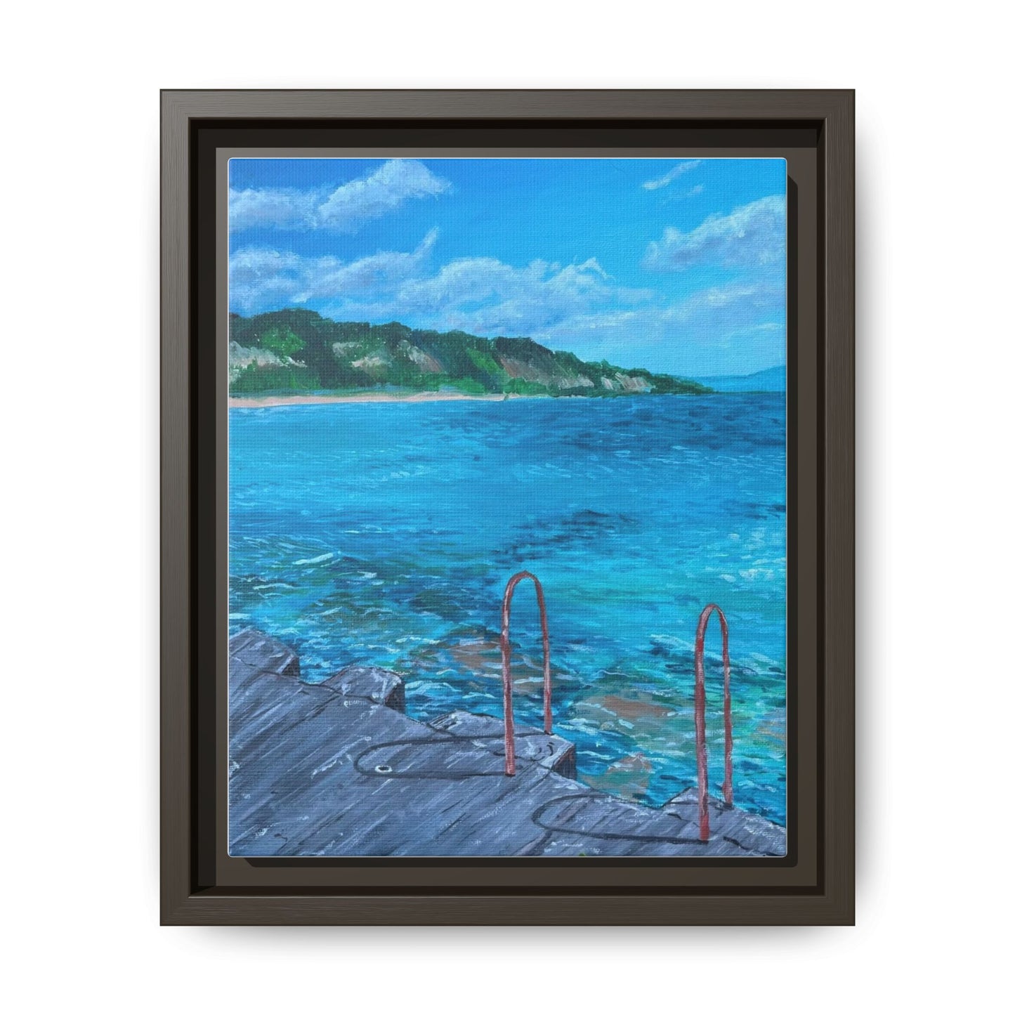 Matte Canvas, Framed (Multi-color)