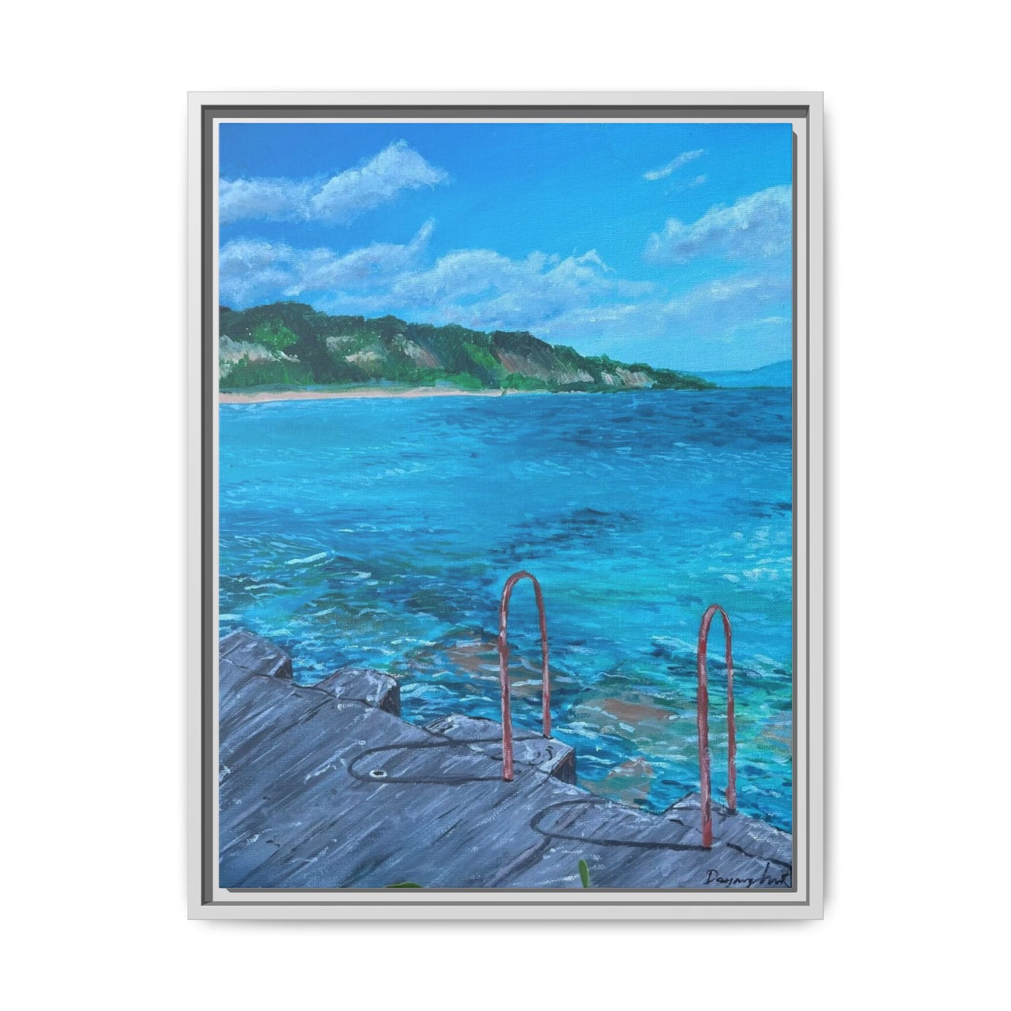 Matte Canvas, Framed (Multi-color)