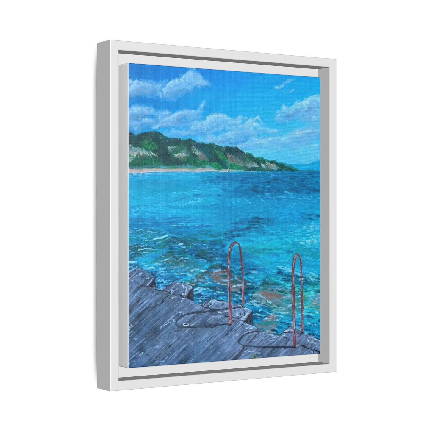 Matte Canvas, Framed (Multi-color)