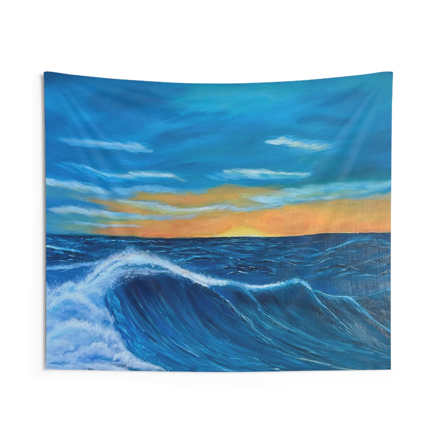 Wall Tapestry Wave Crashing