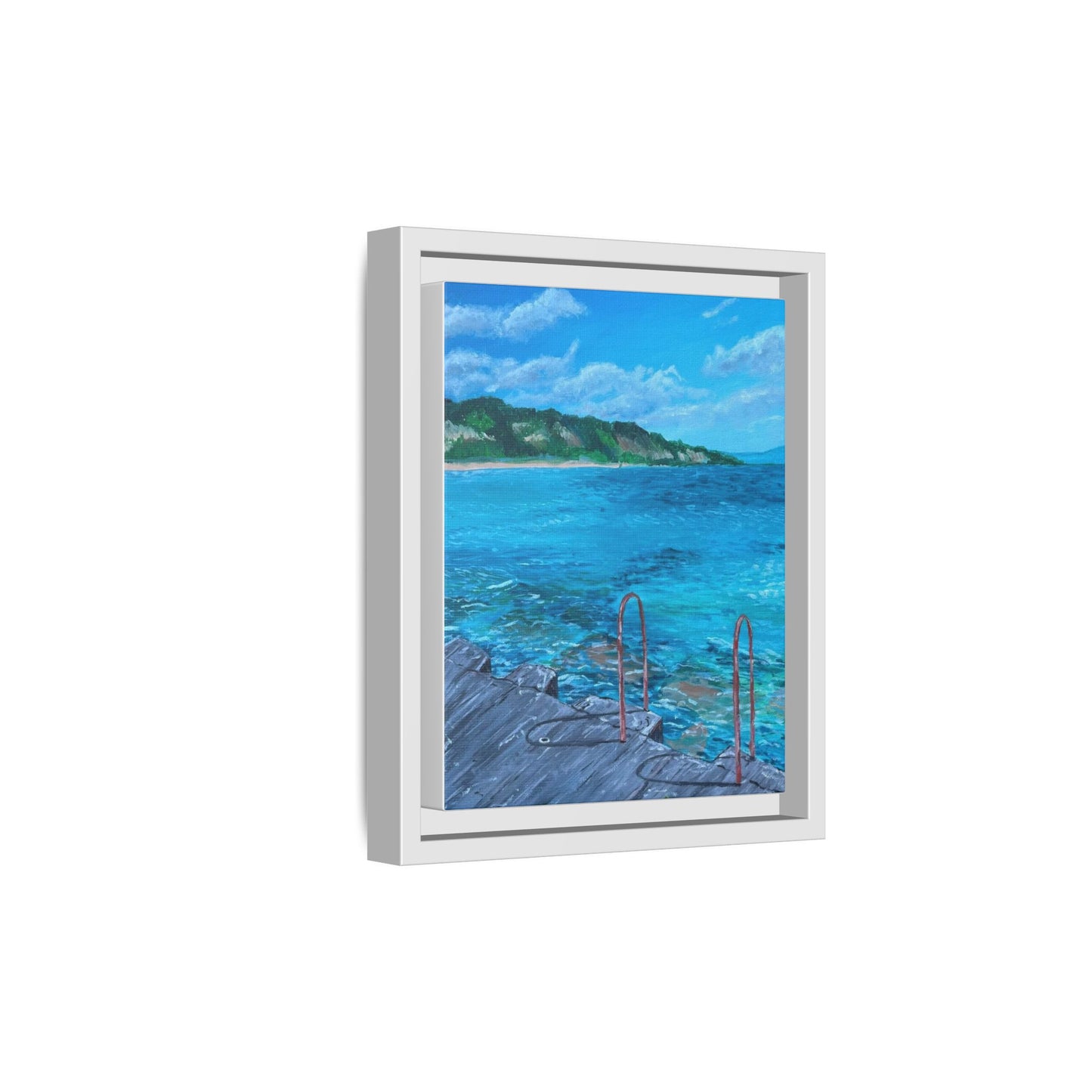 Matte Canvas, Framed (Multi-color)