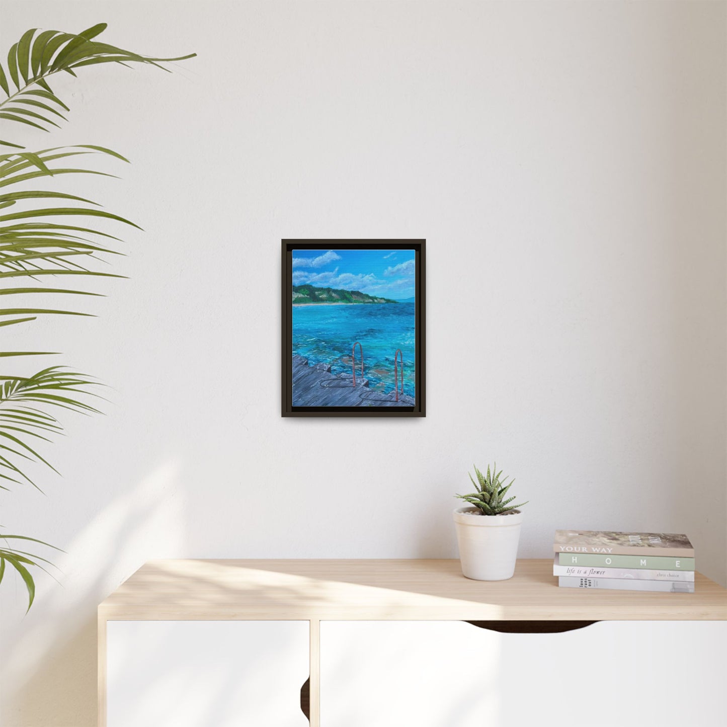 Matte Canvas, Framed (Multi-color)