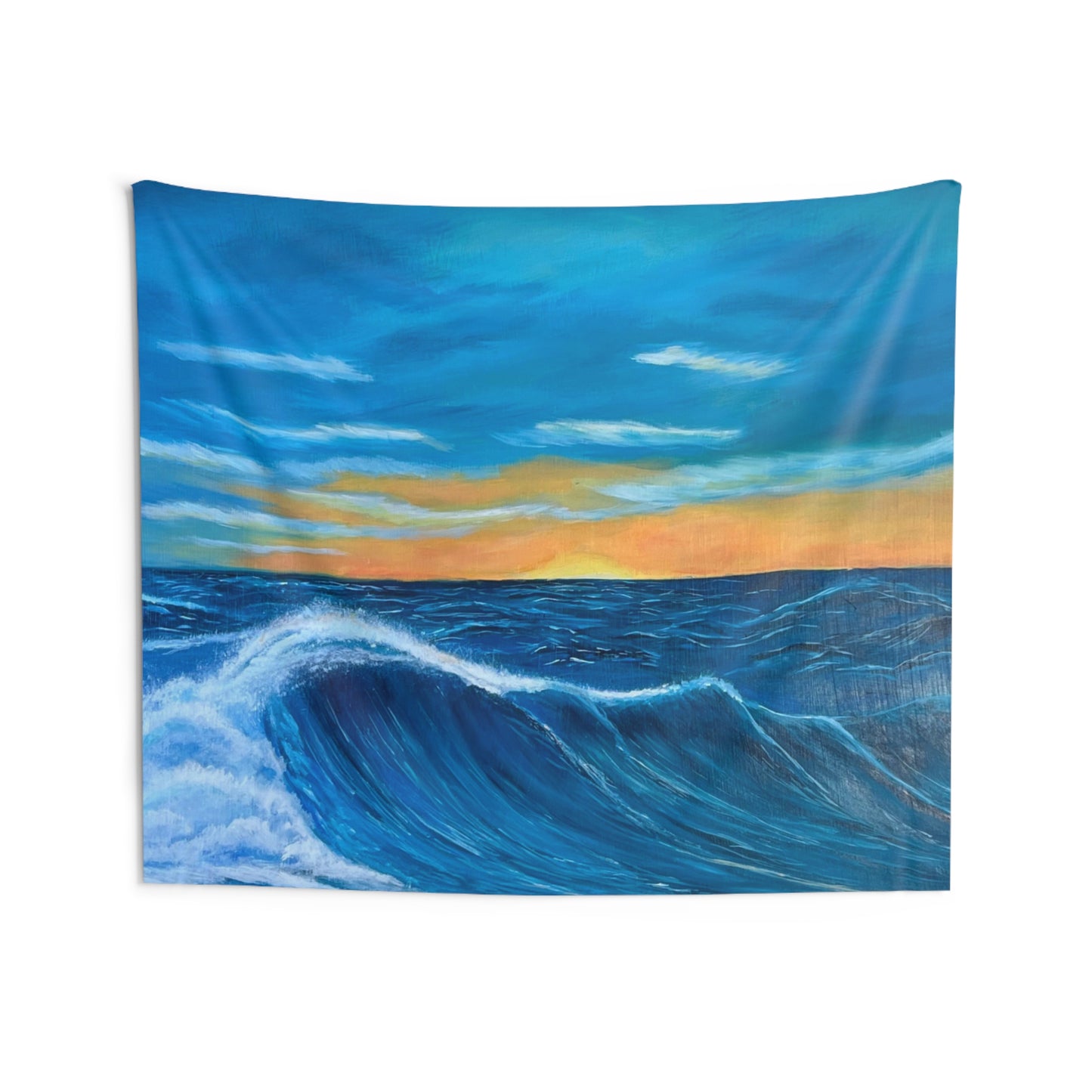 Wall Tapestry Wave Crashing