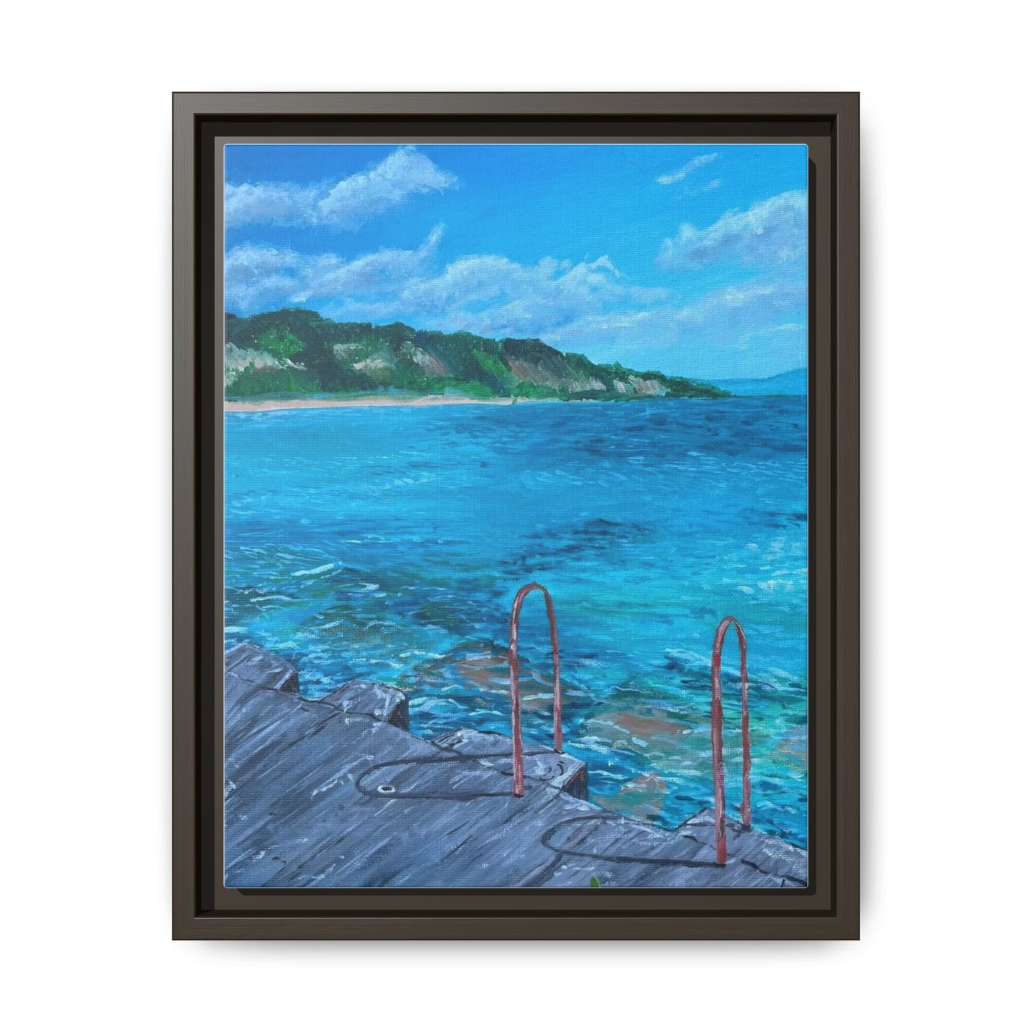 Matte Canvas, Framed (Multi-color)