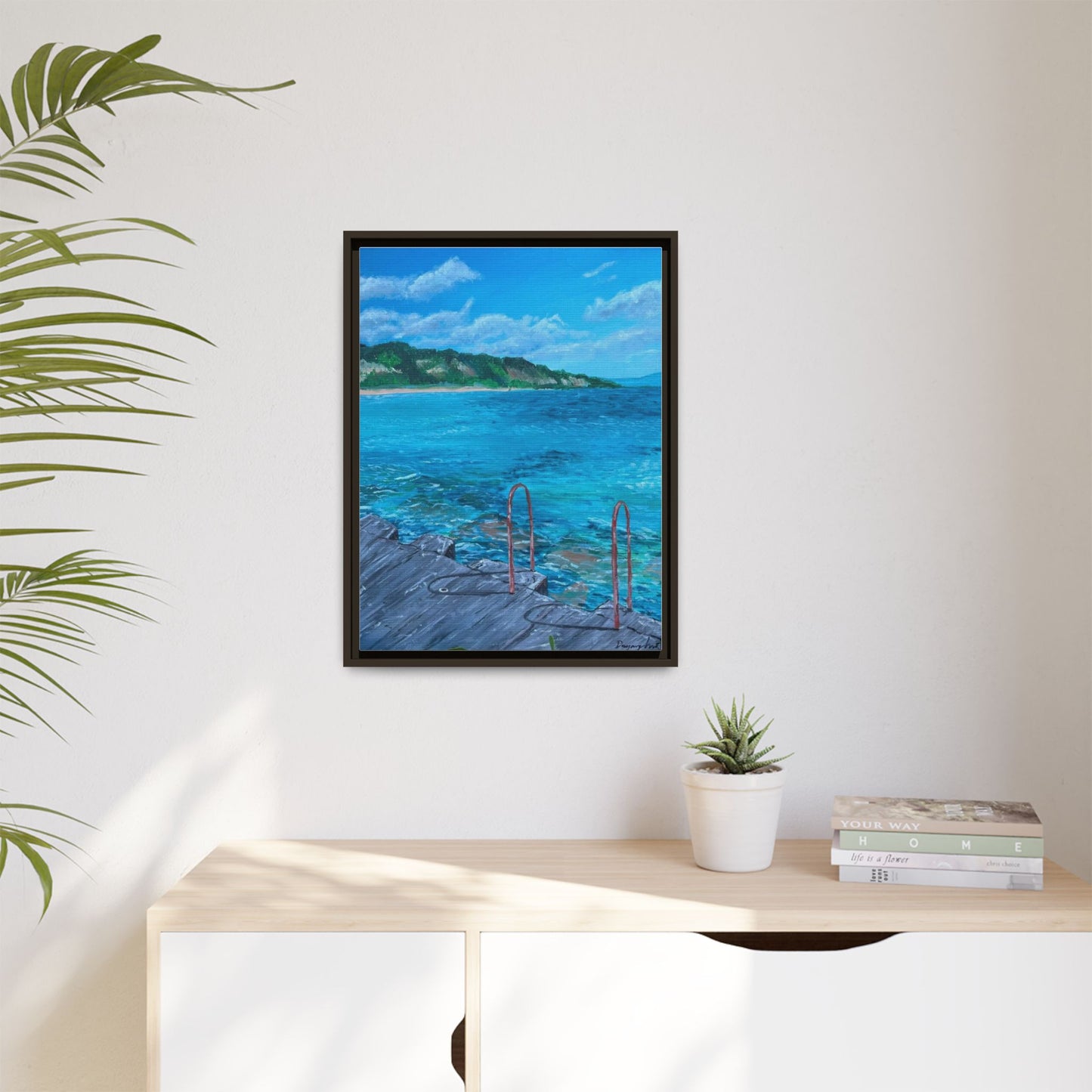 Matte Canvas, Framed (Multi-color)
