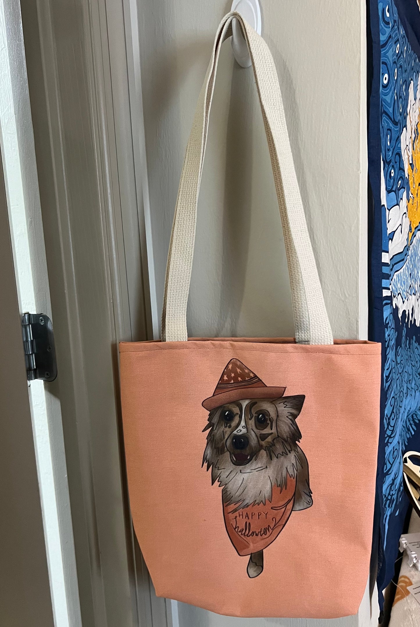 Halloween dog Tote Bag