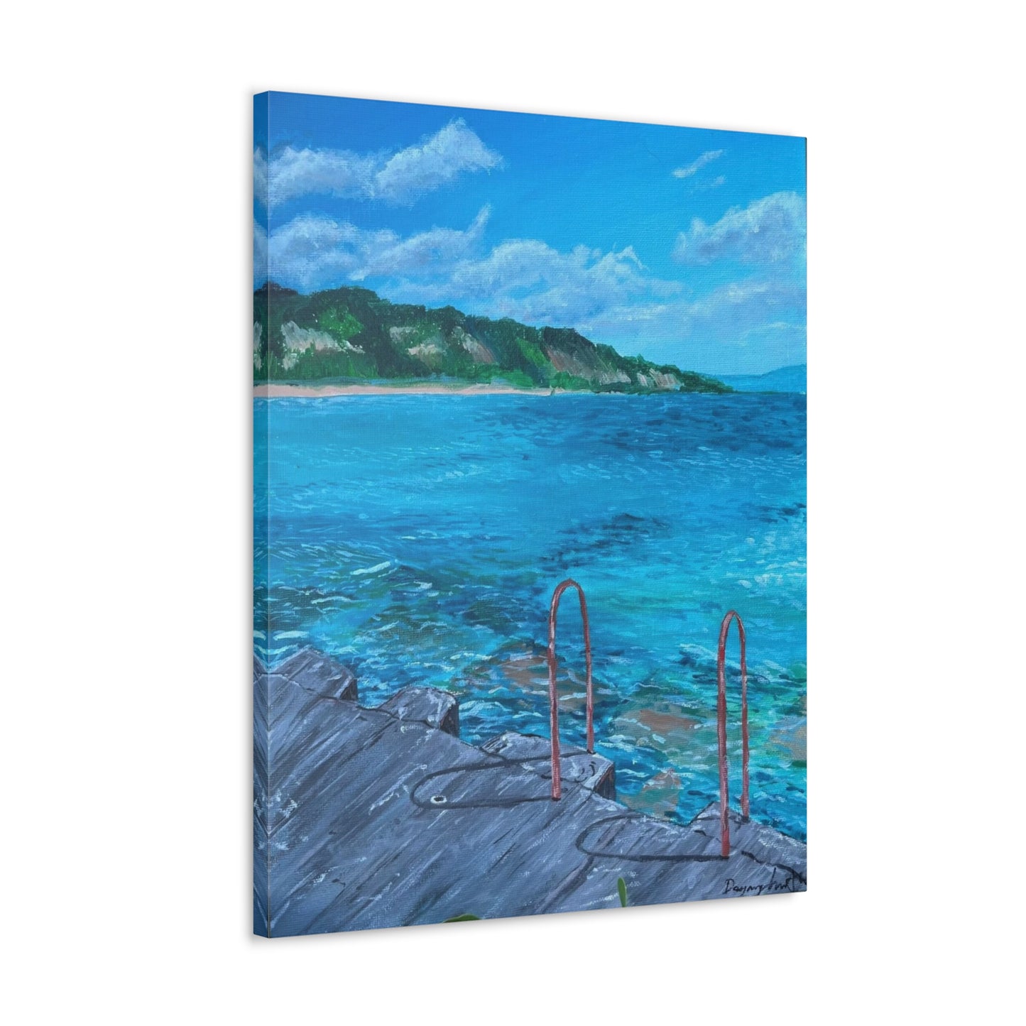 Canvas Prints Michigan Acrylic Painting