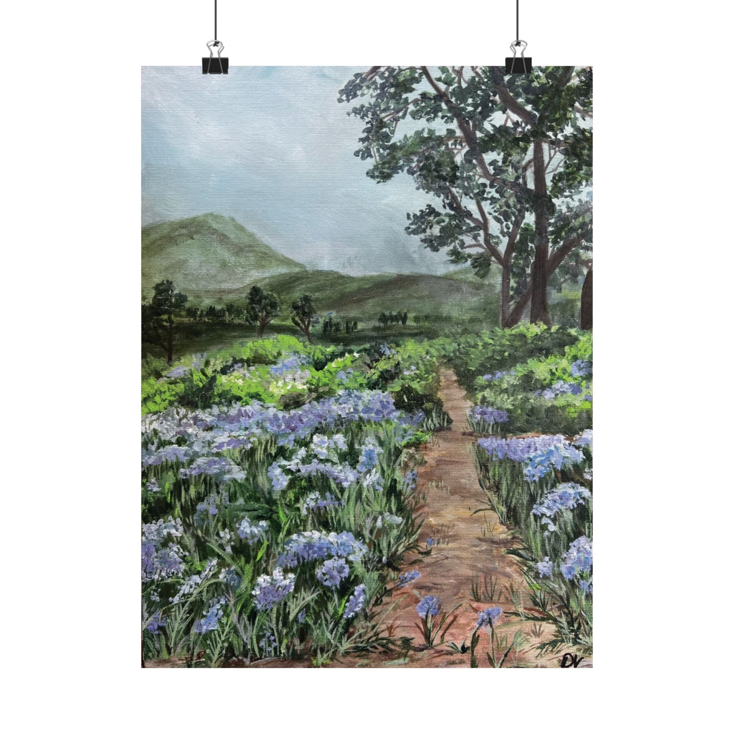 Vertical Poster, Spring Landscape