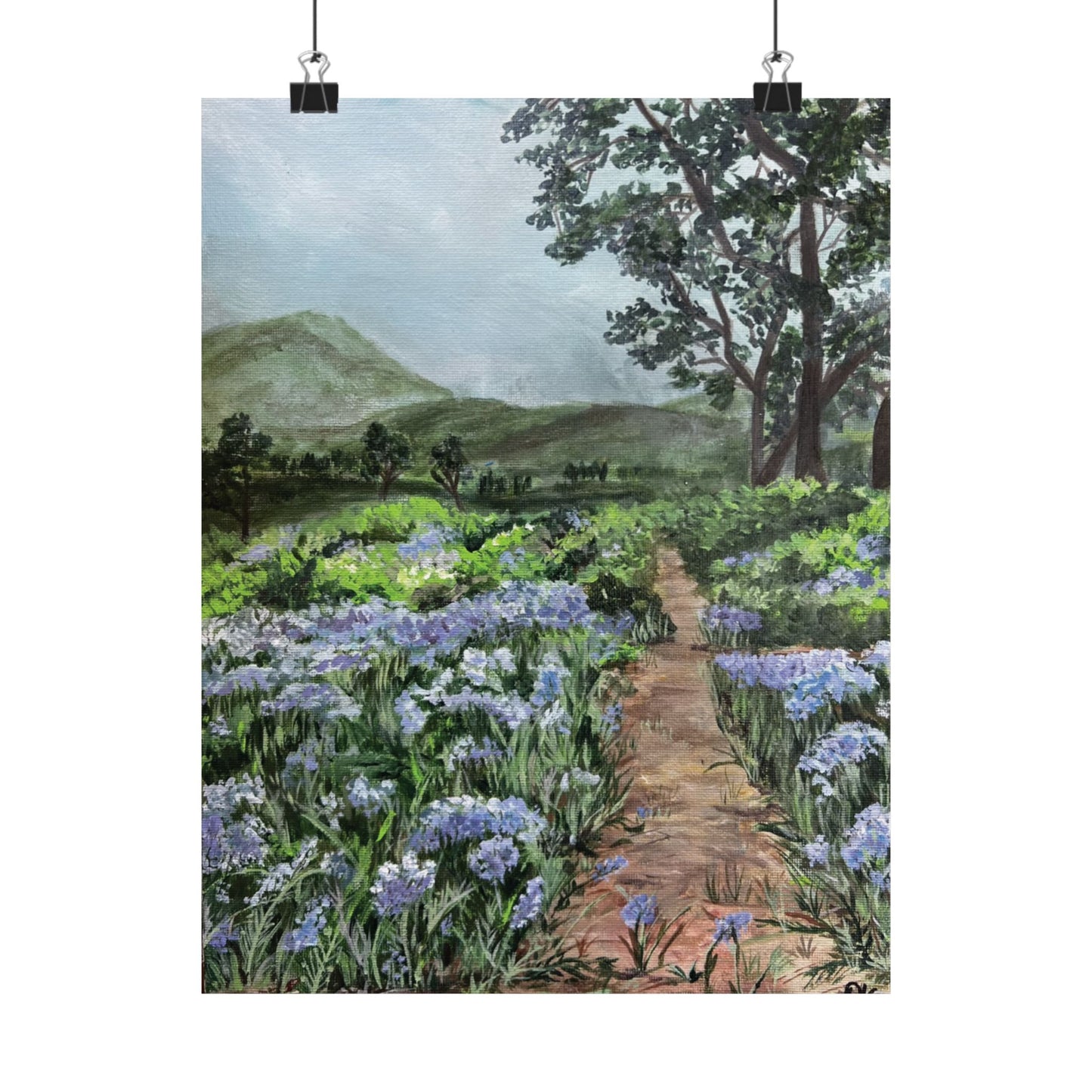 Vertical Poster, Spring Landscape