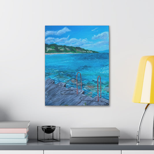 Canvas Prints Michigan Acrylic Painting