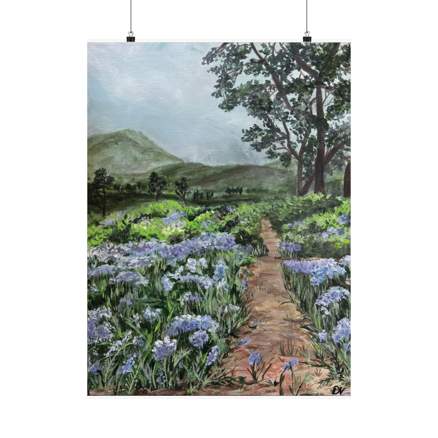 Vertical Poster, Spring Landscape